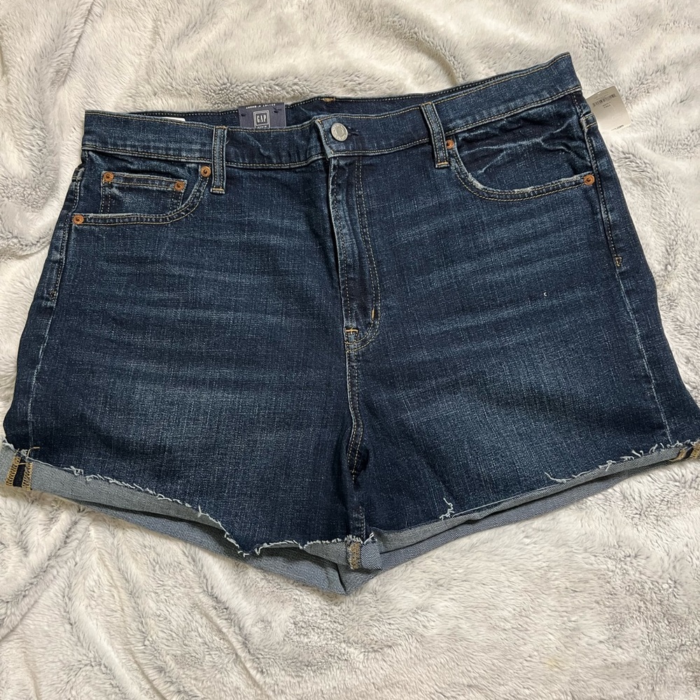 NWT Gap Denim High Rise shorts 33/16T